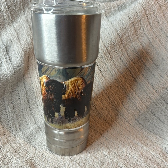 Tervis Stainless Steel Buffalo Mug - Pre Loved with a lot of life left-SEE PICS - Picture 3 of 7
